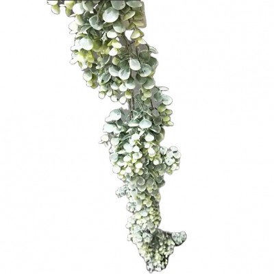 Factory Direct  1.7m Plastic Eucalyptus Garland  for Wedding and Home Wall Gardening Decoration Wholesale