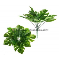 Factory directly sale artificial leaves bush plastic leaves plant for indoor decoration