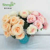 Cheap 45cm high artificial rose flower for decoration