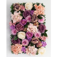 high quality 40*60CM (16''*24'') artificial silk flower wall backdrop panels stand, romantic flowers wall wedding decor