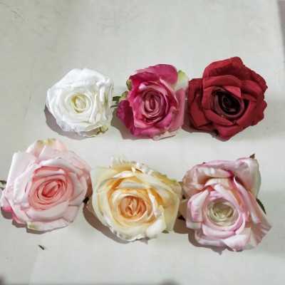 factory direct wholesale silk paris rose flower heads