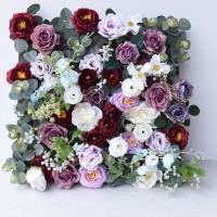 Silk Hydrangea Flowers Wedding Party Wall Backdrop Panel