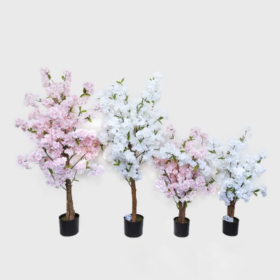 Artificial Cherry Blossom Trees Handmade Light Pink Tree Indoor Outdoor Home Office Party Wedding