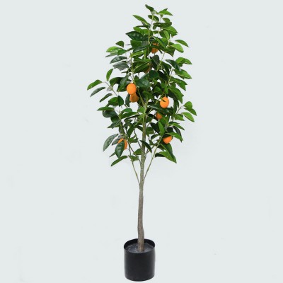 Nearly Nature Hot Sell Lifelike Artificial Plant Faux Lemon Tree in Pot for Indoor and Outdoor Decoration