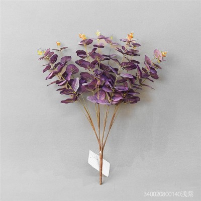 340020800120 artificial eucalyptus silk wedding decorative branches high simulation eucalyptus