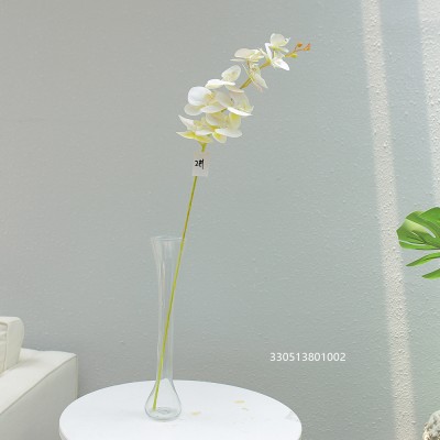 artificial flowers 3D butterfly orchid  hand feeling house hold put home decor wedding decoration