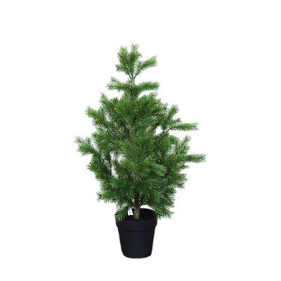 Fuyuan factory direct 2020 66cm 25 inch cedar pine bonsai tree artificial potted plant for living room decoration for home