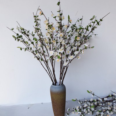 Artificial flower 7branch peach blossom for home decoration wedding public places