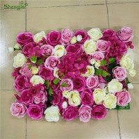 Artificial rose flower carpets for wedding decoration