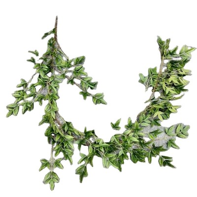 Factory Direct Artificial Nandina Leaves Garland Vine Leaves Hanging Garland Faux Greenery Leaves Wedding