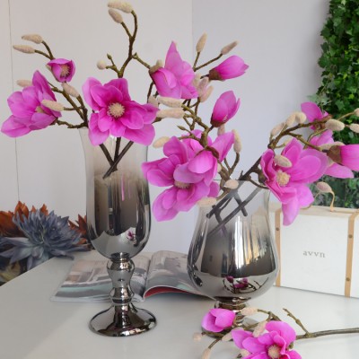 Real touch yulan magnolia denudata flower for wedding home decoration