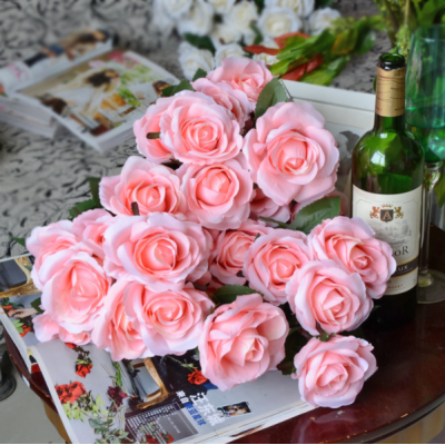 Zhangjiajie Fuyuan Simulation Flowers Hot-Sale Seasonal Artificial Bouquets Of fragrant rose